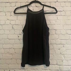Express Black Sleeveless Blouse